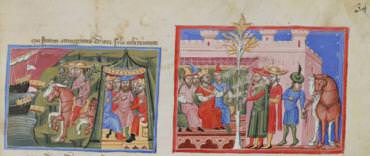 [illustration : reprendre les deux enluminures page 34r]